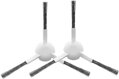 Seitenbürsten für Dreame X30 Ultra/L20 Ultra/L10s Pro Series/L10s Ultra Gen 2 (2 Stück)-Strapazierfähige Ersatzbürsten