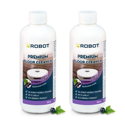 4Robot Reinigungsmittel für Staubsaugerroboter 2x500ml