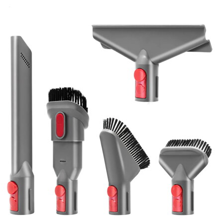 Dyson Aufsatzset für V7/V8/V10/V11/V15 – Düsen und Bürsten, 5 Stück